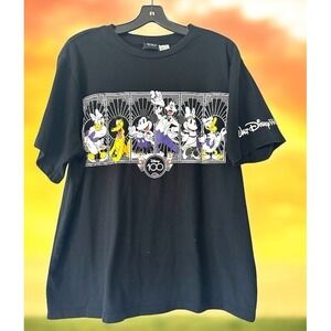 Disney 100 Mickey‎ Mouse and Friends T-Shirt Tee Adult Large L RARE Limited Ed